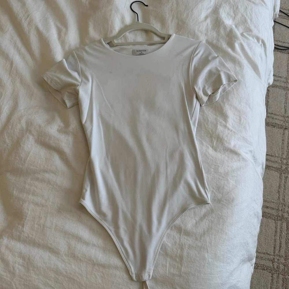 Babaton White Bodysuit One Piece